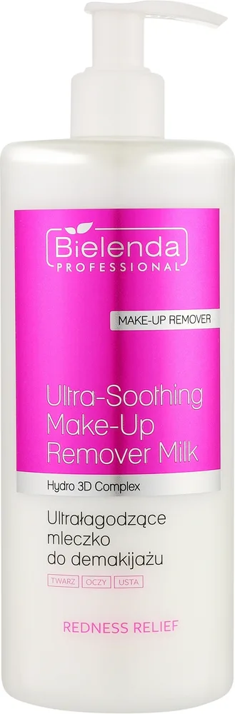 Bielenda Professional Redness Relief молочко для снятия макияжа со скваланом и ксилитолом 500 мл