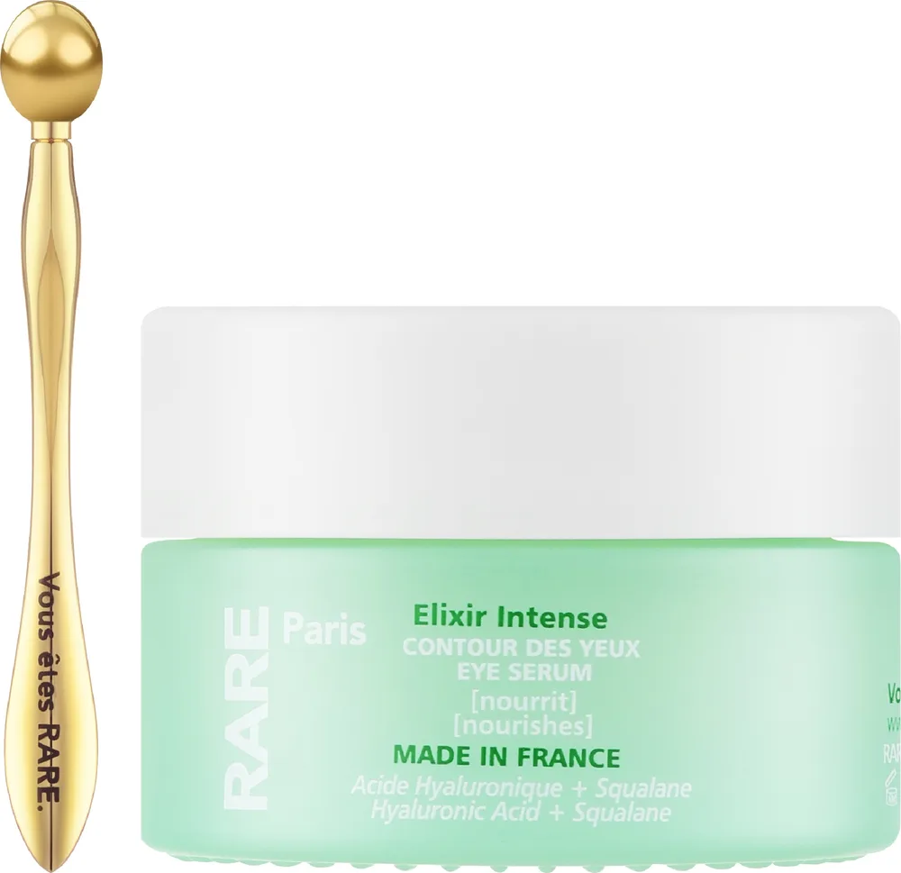 Сыворотка для области вокруг глаз RARE Paris Elixir Intense с гиалуроновой кислотой скваланом и церамидом для зрелой кожи 20 мл