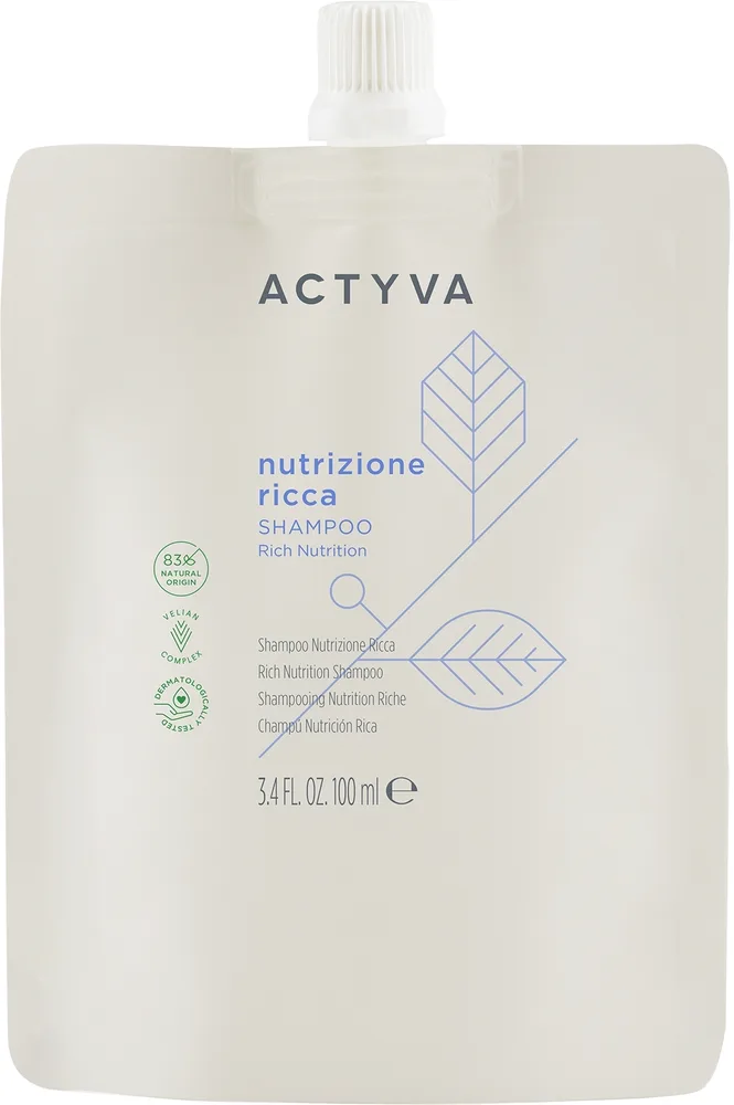 Интенсивно увлажняющий шампунь Actyva Nutrizione Ricca для очень сухих волос