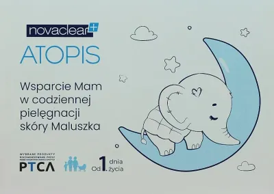 Набор Novaclear Atopis гель для умывания крем и крем под подгузник для сухой и склонной к атопии кожи 200+100+50 мл