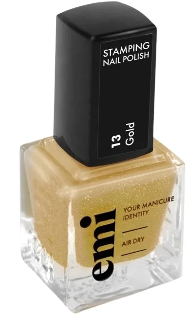 Лак для стемпинга ногтей Emi Nail Polish for Stamping высокопигментированный, 9 мл, оттенок 09 - Light Green