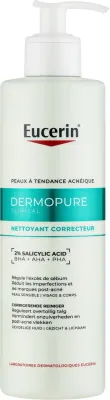 Eucerin DermoPure гель для умывания лица и тела тройного действия с салициловой кислотой, для проблемной кожи 400 мл