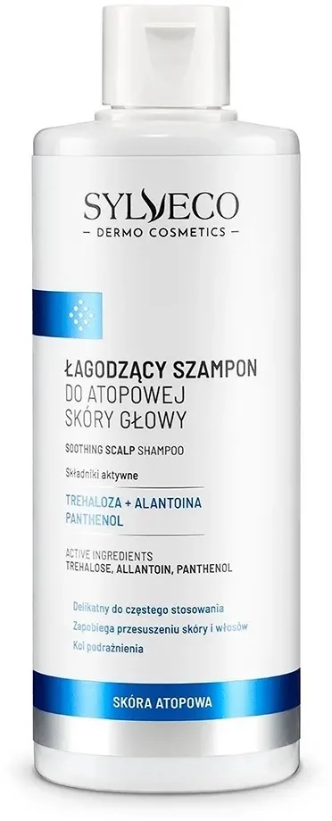 Шампунь для атопичной кожи головы Sylveco Dermo Cosmetics Soothing Scalp Shampoo успокаивающий, для чувствительной кожи