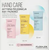 Набор кремов для рук Floslek Hand Care три крема с ниацинамидом витамином С и фитоколлагеном 3x50 мл — фото 1