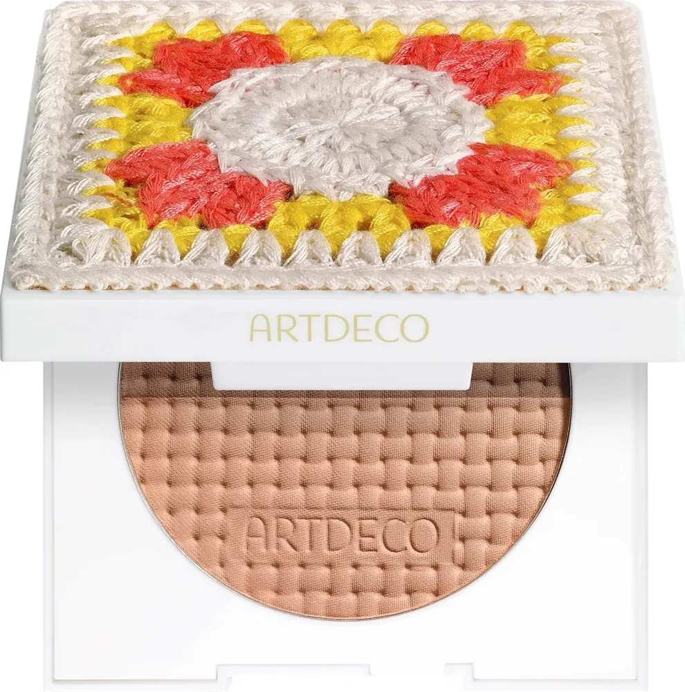 Пудра бронзирующая Artdeco Bronzing Powder St. Tropez Tan, два оттенка, с перламутровым оттенком, 9 г