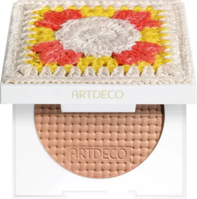 Пудра бронзирующая Artdeco Bronzing Powder St. Tropez Tan, два оттенка, с перламутровым оттенком, 9 г