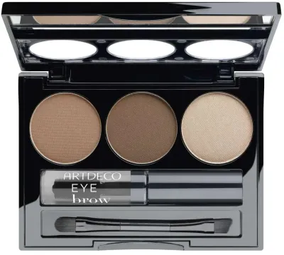 Палетка для моделирования бровей Artdeco Eye Brow Kit, пудра, хайлайтер и гель, с зеркальцем, 4,5 г