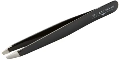 Пинцет для бровей The Lab Room Eyebrow Tweezers Black скошенный, чёрный, 1 шт