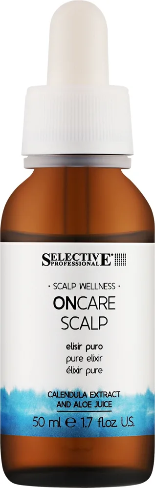 Нормализующая сыворотка для кожи головы Selective Professional On Care Scalp Pure Elixir, 50 мл