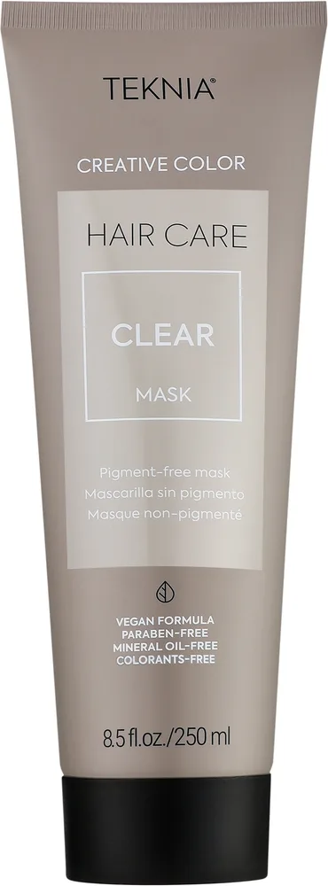 Тонирующая маска для окрашенных волос Lakme Teknia Color Stay, кератин, протеин пшеницы, пантенол, 250 мл, оттенок Clear