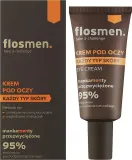 Крем для области вокруг глаз Floslek Flosmen с кофеином витамином C и гесперидином для мужчин 30 мл — фото 3