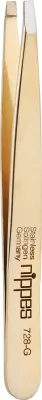 Nippes Solingen Nippes Tweezer 728 г - Пинцет косметический Nippes Tweezer 728 г с прямым кончиком, из нержавеющей стали, 1 шт