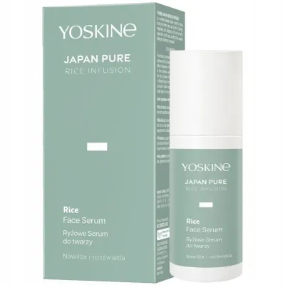 Рисовая сыворотка для лица с пребиотиками и рисовыми пептидами Yoskine Japan Pure Rice 30 мл
