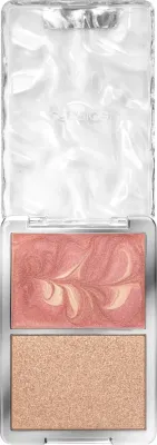 Хайлайтер Catrice Underwater Secrets Duo Highlighter, 2 в 1: пудровая и кремовая формулы, 7,4 г