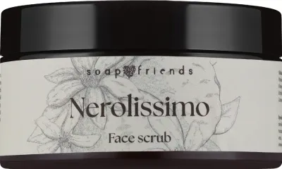Soap&Friends Soap&Friends Nerolissimo Face Scrab - Скраб для лица Soap and Friends Nerolissimo Face Scrab мелкозернистый, с экстрактом апельсина, 100 г
