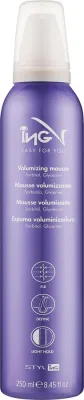 Мусс для объёма волос ING Professional Volumizing Mousse, с сахарным волокном, лёгкой фиксации, 250 мл