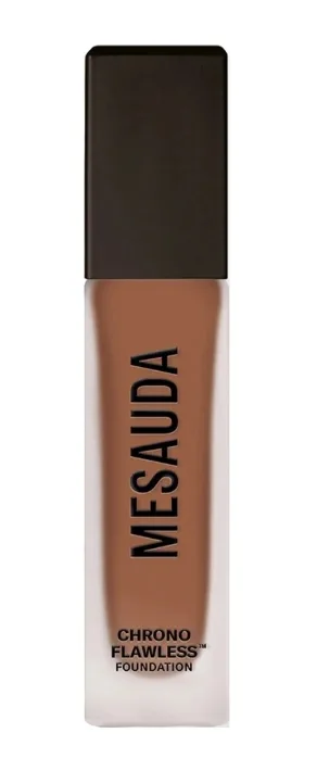 Mesauda Milano Podkład - Тональный флюид Mesauda Chrono Flawless Foundation матирующий кроющий, 30 мл, оттенок 28W