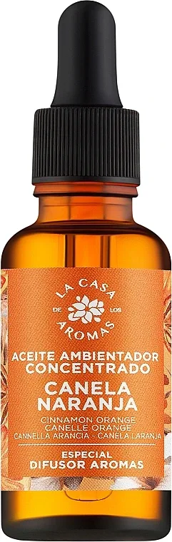 Ароматическое масло La Casa de Los Aromas Корица и апельсин 30 мл водорастворимое