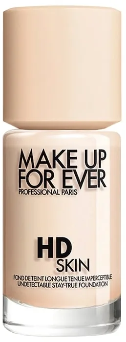 Тональный флюид Make Up For Ever HD Skin Foundation полуматовый водостойкий, 30 мл