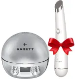 Набор Garett Beauty Pretty Face массажер для лица серебристый и массажер для области вокруг глаз белый — фото 1