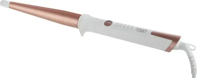 Плойка конусная для волос Adler AD-2119 с керамическим покрытием, 5 настроек температуры, 13-25 мм, 1 шт