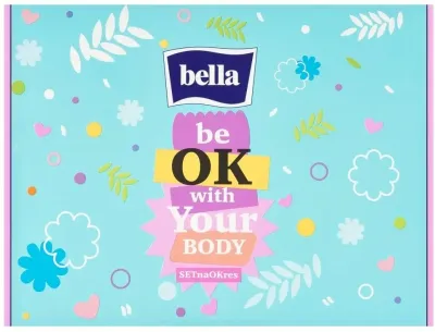 Bella For Teens Menstrual Set набор для девочек-подростков: прокладки 2 х 10 шт + ежедневные прокладки 2 х 20 шт + тампоны Mini 16 шт + тампоны Regular 16 шт + брошюра, первые месячные