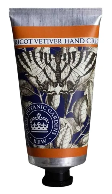 Royal Botanic Gardens The English Soap Company Kew Gardens Apricot Vetiver Hand Cream - Крем для рук The English Soap Company Kew Gardens Apricot Vetiver с маслом ши и алоэ 75 мл