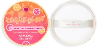 Рассыпчатая пудра I Heart Revolution Citrus Glow Illuminating Baking Powder сияющая, 22 г