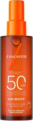 Масло для тела солнцезащитное Lancaster Sun Beauty Dry Body Oil SPF 50, сухое, 150 мл