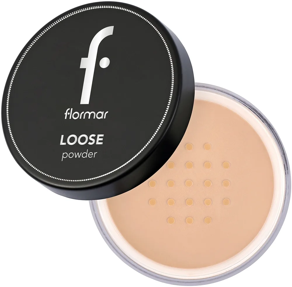 Рассыпчатая пудра Flormar Loose Powder полуматовая фиксирующая, 15 г, оттенок 04 - Beige Sand