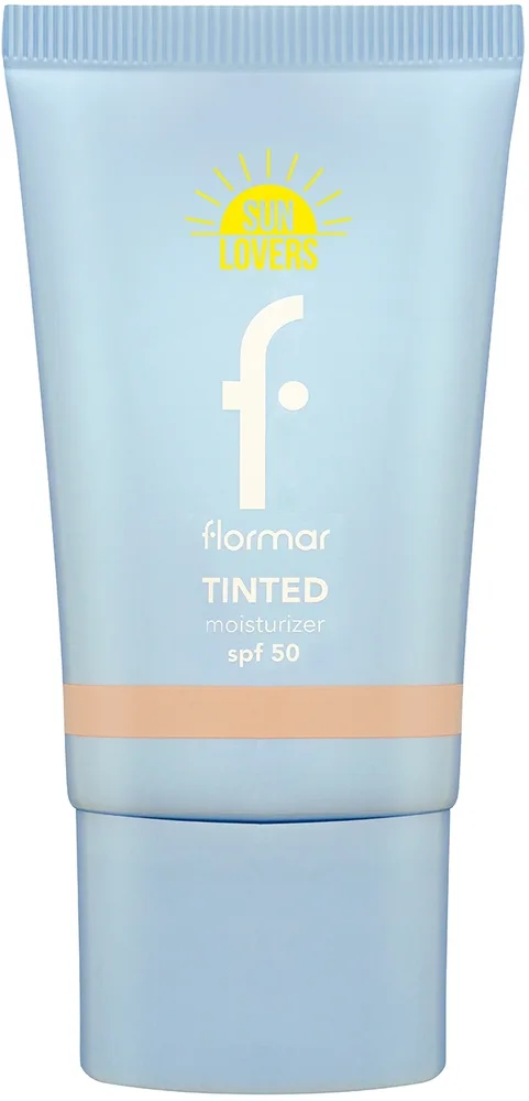 Тонирующий крем Flormar Sun Lovers Tinted Moisturizer увлажняющий SPF 50, 30 мл, оттенок 06 - Golden Beige