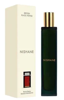 Ароматический спрей для помещений Nishane British Black Pepper с распылителем, пряный шипровый аромат, 50 мл