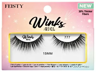 Накладные ресницы Ardell Winks 777 Lashes полный объём, длина 15 мм, 2 шт