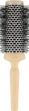 Щётка для волос термическая Janeke Round Thermal Spiral Brush для укладки феном с бежевой ручкой, D75 мм — фото 1