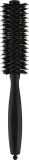 Щётка для волос круглая Janeke Black Line Tumbled Wood Hairbrush для прикорневого объёма, чёрное дерево, 37 мм — фото 1