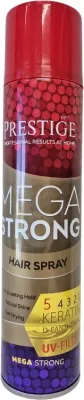 Лак для волос Prestige Mega Strong 5 Hair Spray ультрасильной фиксации, с кератином и D-пантенолом, 250 мл