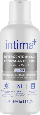 Intima+ Intimate Cleanser For Man pH 5.5 средство для интимной гигиены мужское освежающее 500 мл
