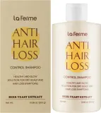 LaFerme La Ferme Anti Hair Loss Control Shampoo - Шампунь против выпадения волос La Ferme Anti Hair Loss Control Shampoo с экстрактом дрожжей, 300 г — фото 2