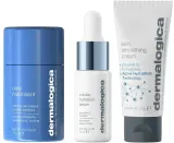 Дорожный набор Dermalogica пудровый эксфолиант 13 г увлажняющая сыворотка 10 мл и крем для лица 15 мл — фото 2