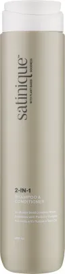 Шампунь и кондиционер 2 в 1 Amway Satinique 2 in 1 Shampoo and Conditioner с растительными компонентами, 280 мл
