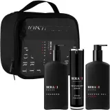 Мужской набор Berani Homme сыворотка для лица шампунь и гель для душа с экстрактом шлемника 50+300+300 мл — фото 1