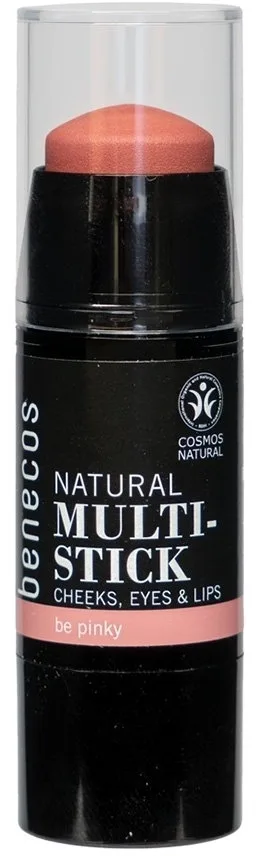 Многофункциональный стик Benecos Multi-Stick для щёк, глаз и губ, 4,8 г, оттенок Be Pinky
