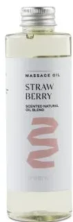 Масло для массажа тела Greenum Strawberry с маслом виноградных косточек