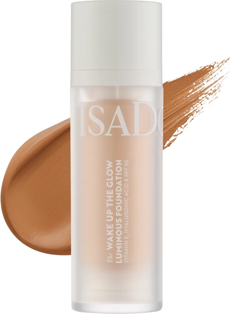 Тональный флюид IsaDora The Wake Up the Glow Luminous Foundation сияющий SPF 50, 30 мл, оттенок 2N - Neutral