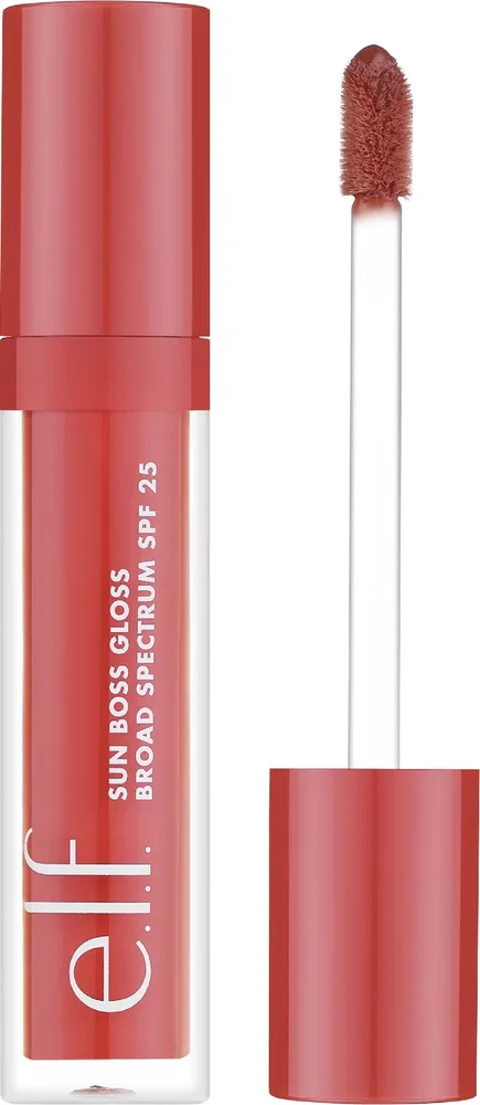Блеск для губ e.l.f. Sun Boss Gloss пигментированный, SPF 25, 4 мл, оттенок That is My Jam