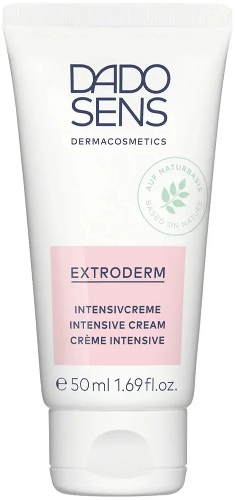 Dado Sens Extroderm Intensive Cream крем для лица увлажняющий для сухой и чувствительной кожи, веганский, с маслом бурачника 50 мл