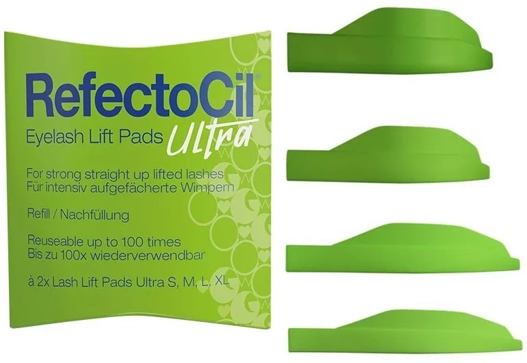 Силиконовые валики для подкручивания ресниц RefectoCil Eyelash Lift Pads Ultra размеры S, M, L, XL, 8 шт