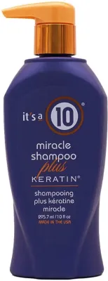 Шампунь для волос It's A 10 Miracle Shampoo Plus Keratin с кератином, для ежедневного применения, 295,7 мл
