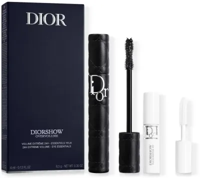 Набор Dior Diorshow Overvolume тушь для ресниц оттенок 090 Overblack 8.5 г и база-сыворотка Maximizer 4D 4 мл