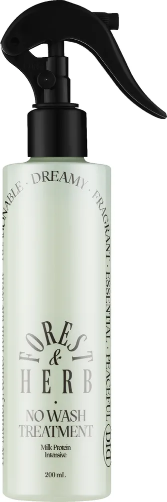 Несмываемый кондиционер для волос Odid Milk Protein Intensive No Wash Ampoule Treatment «Forest & Herb», 200 мл